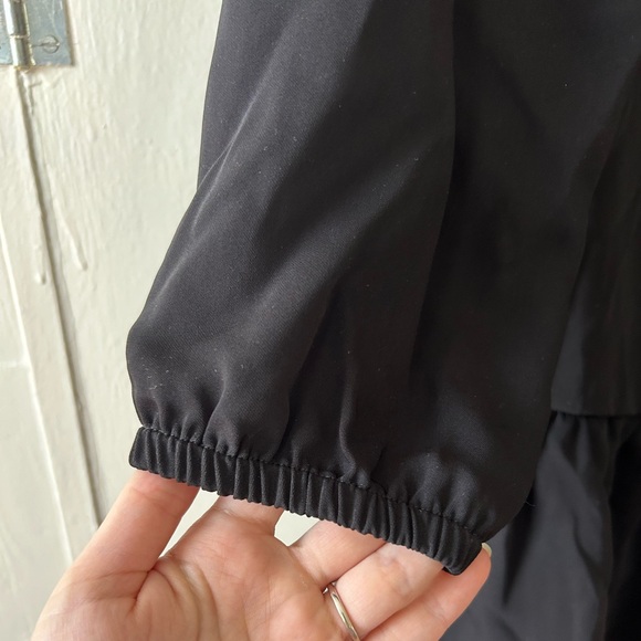 Express small black long sleeve dress with embroidered flowers - Picture 2 of 5